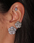 Orecchini Rose Pavè