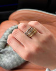 Anello Trio Strass