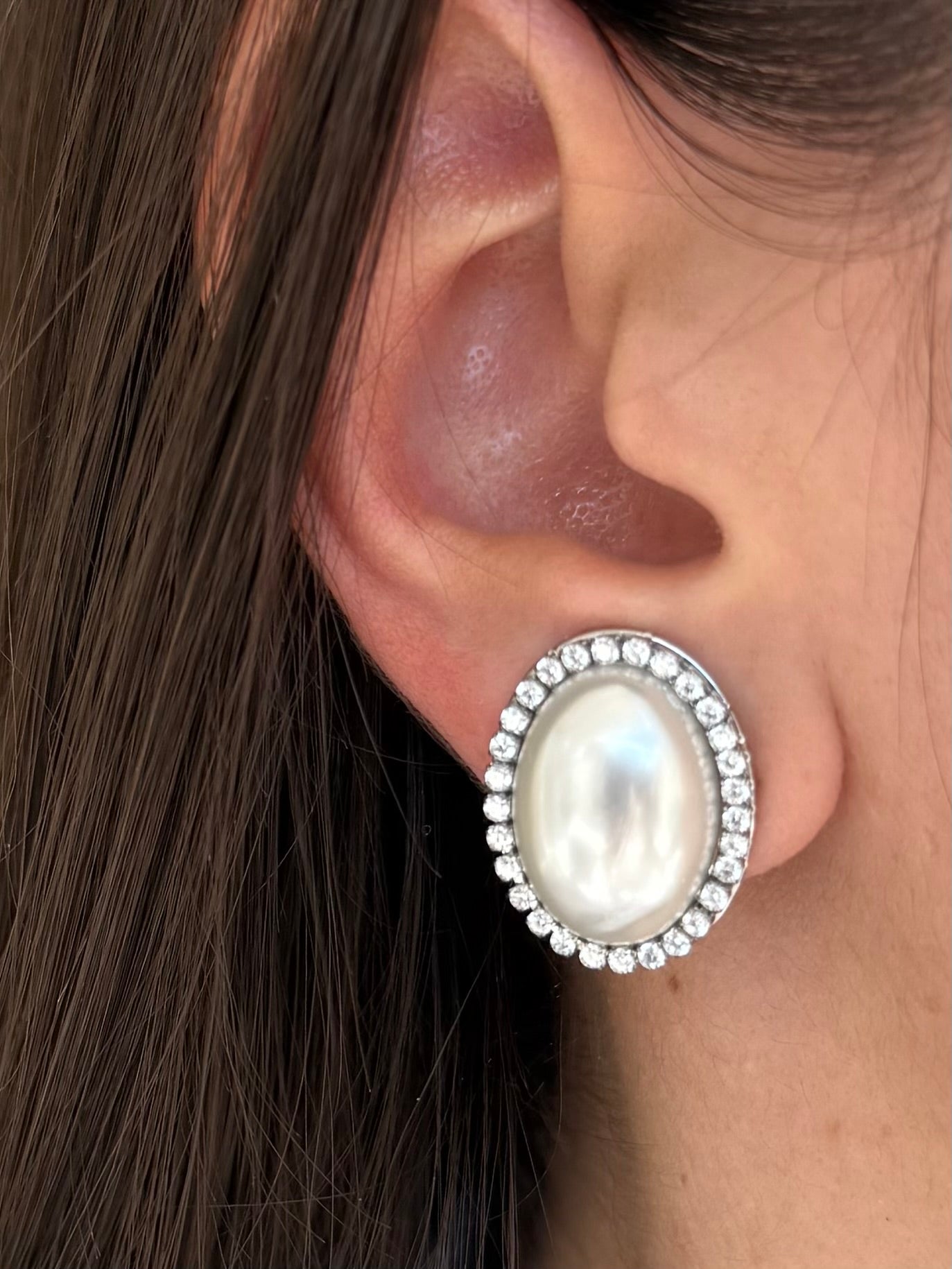 Orecchini Clip Perla