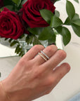 Anello Veretta Strass