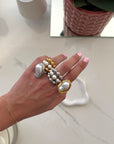Anello Bubble Perle
