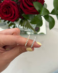 Anello Veretta Strass