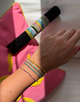 Set 5 Bracciali Colorati Slim