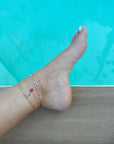 Cavigliere Slim Charms Rosa
