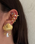 Earcuff Intreccio di Perle