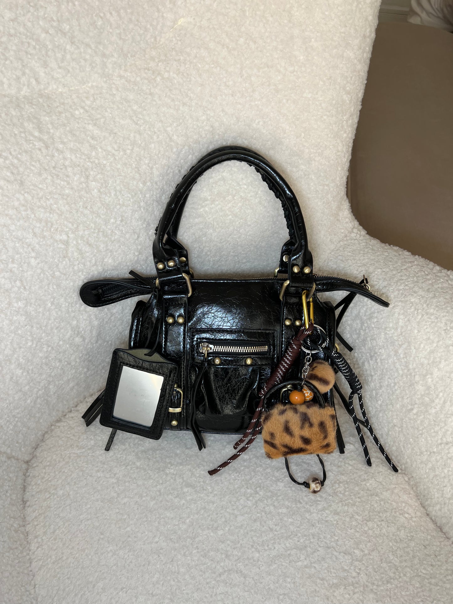Borsa Mini Bale Nera