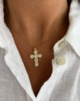 Collana Cross Diamod