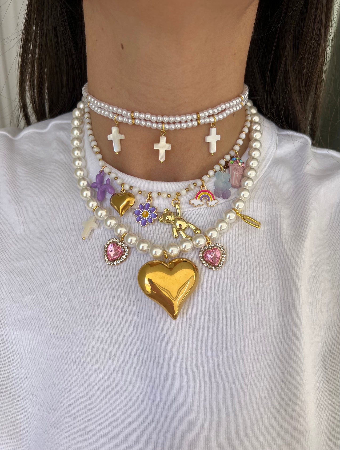 Collana Tris Crocette