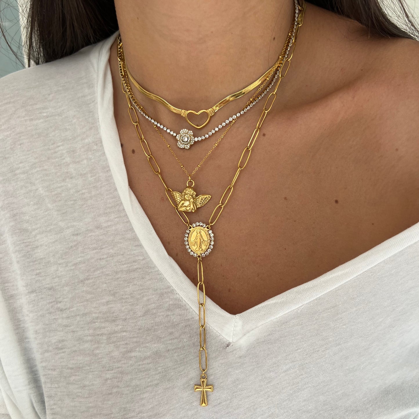Collana Rosario Pavè