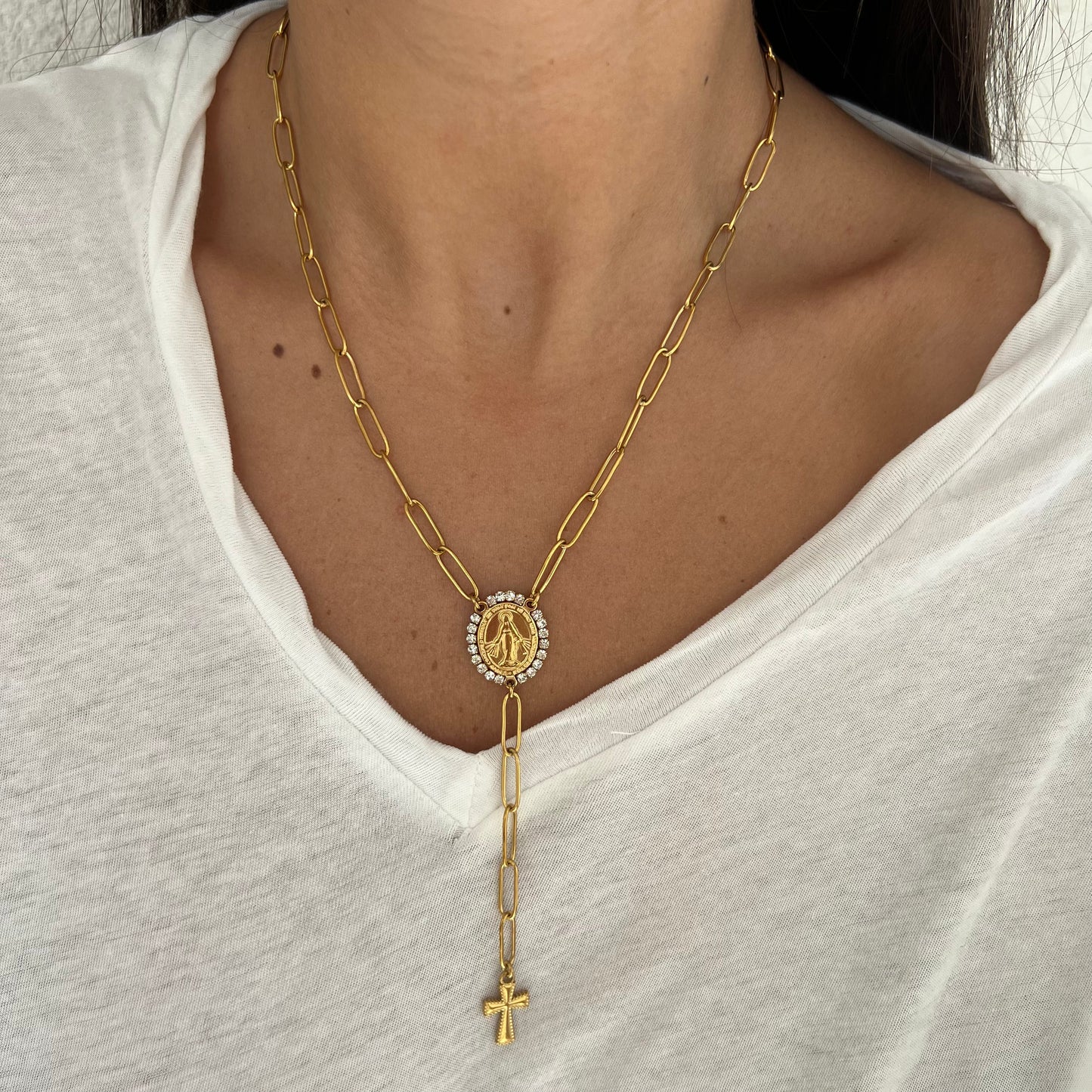 Collana Rosario Pavè