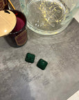 Orecchini Rombo Shine Verde