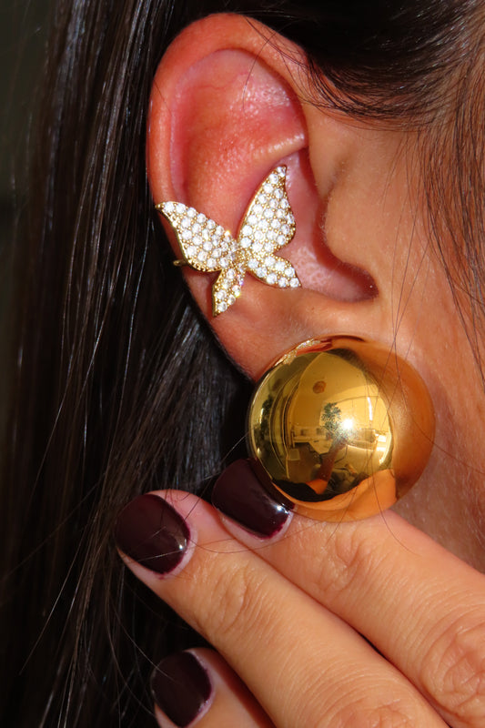 Orecchini Bottone Oro