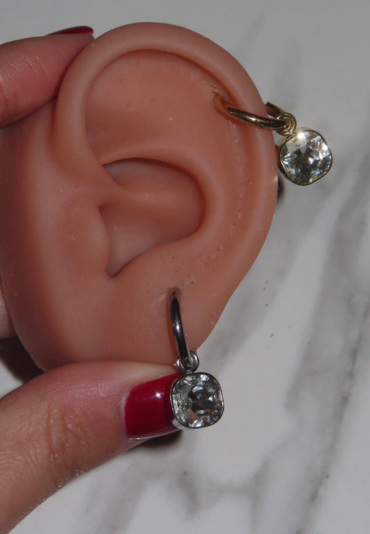 Hoop cristallo Quadrato