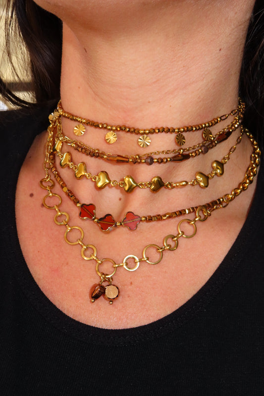 Collane corallini bronzo