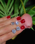 Orecchini Cuore Scintillante
