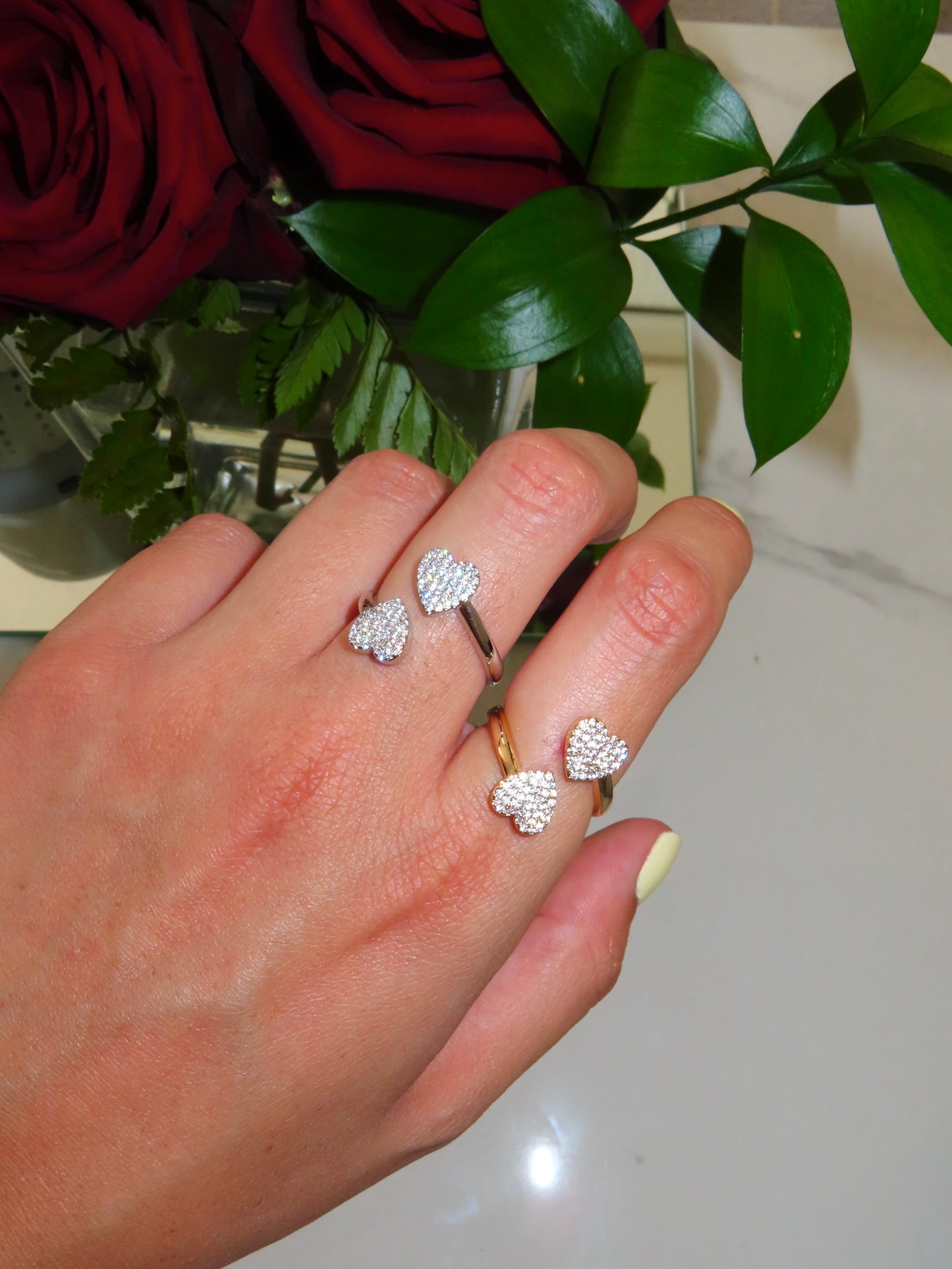 Anello Incrocio di Cuori