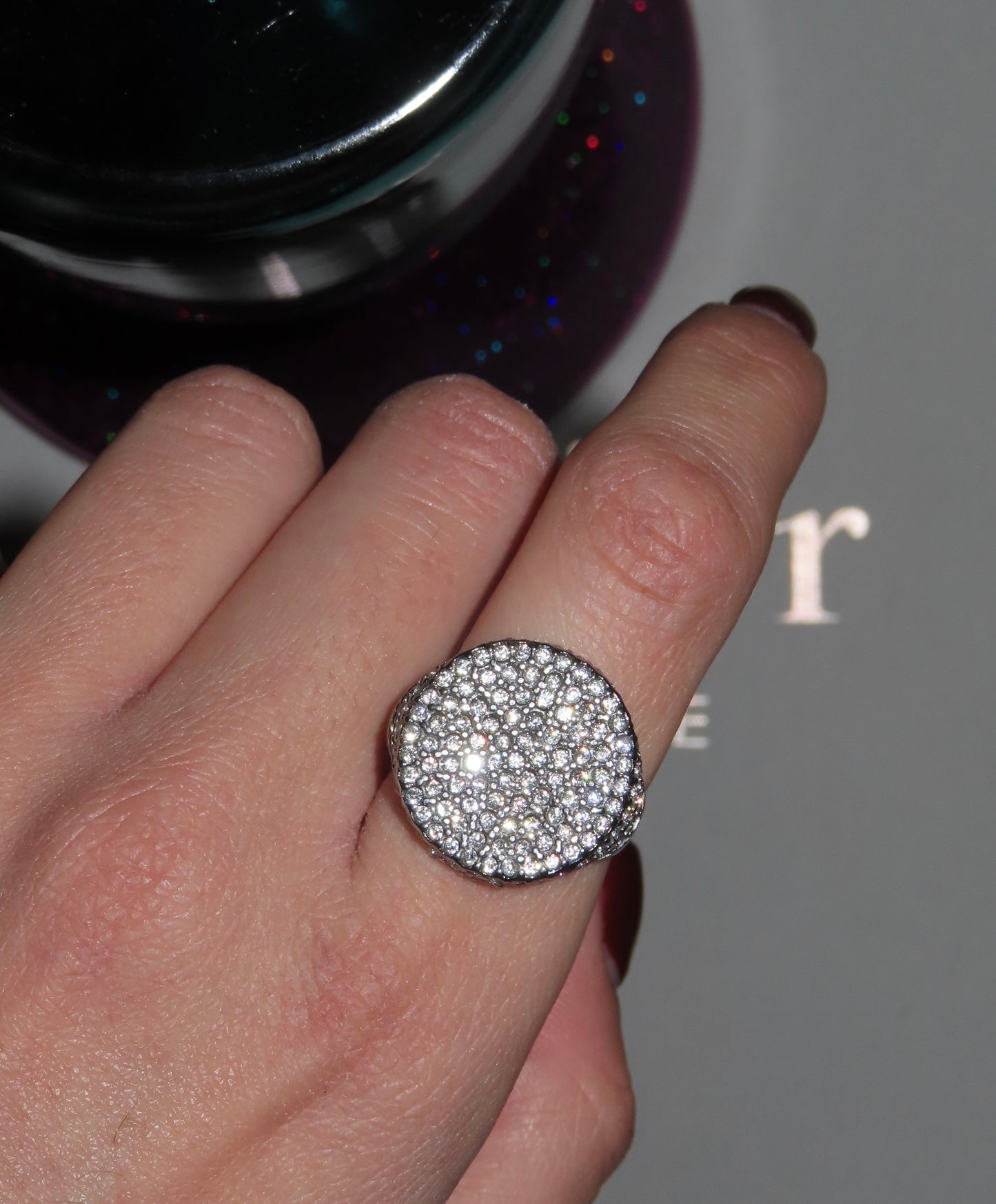 Anello da Indice Classic Pavè