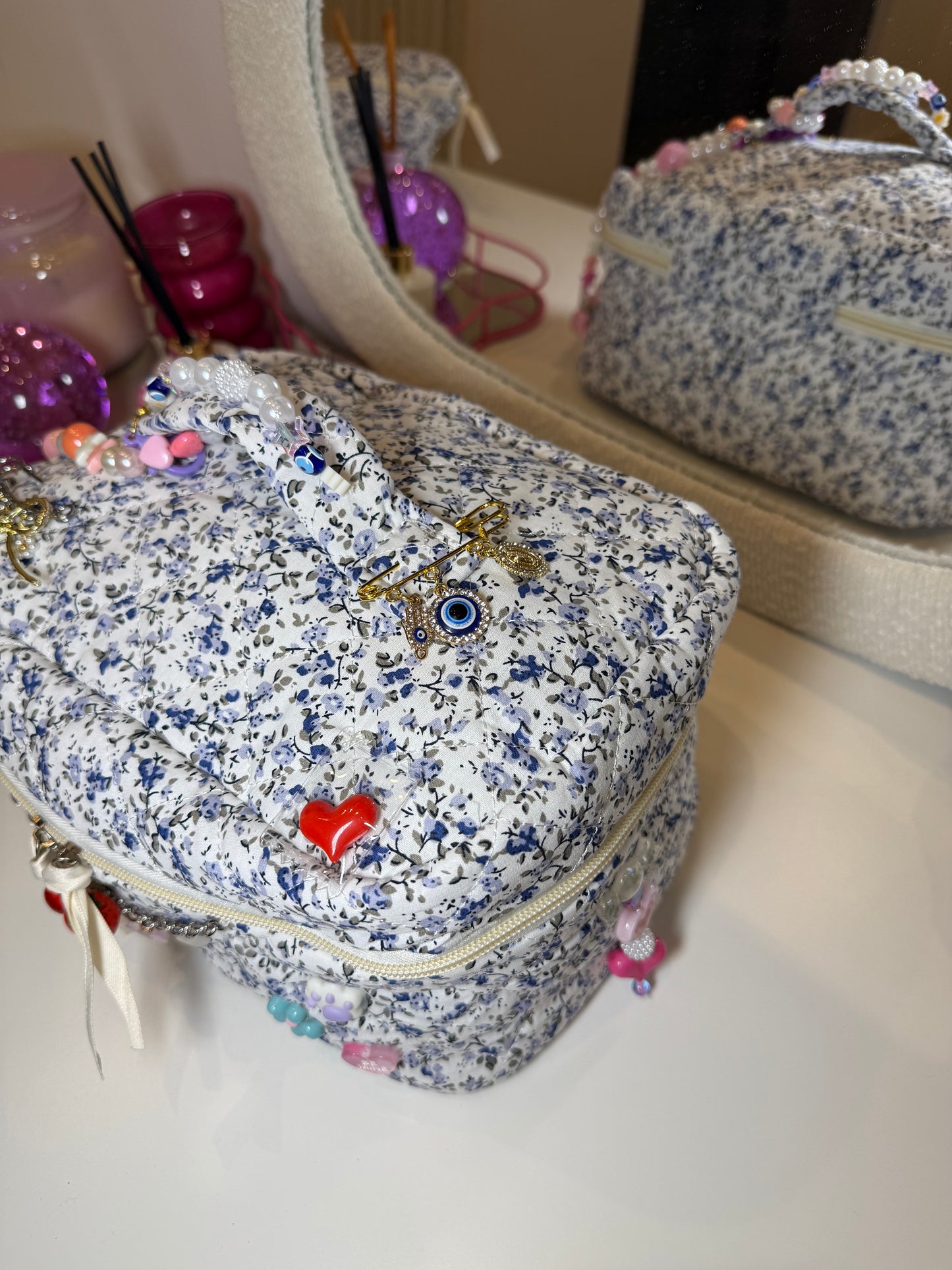 Beauty Personalizzato Fiori Blu