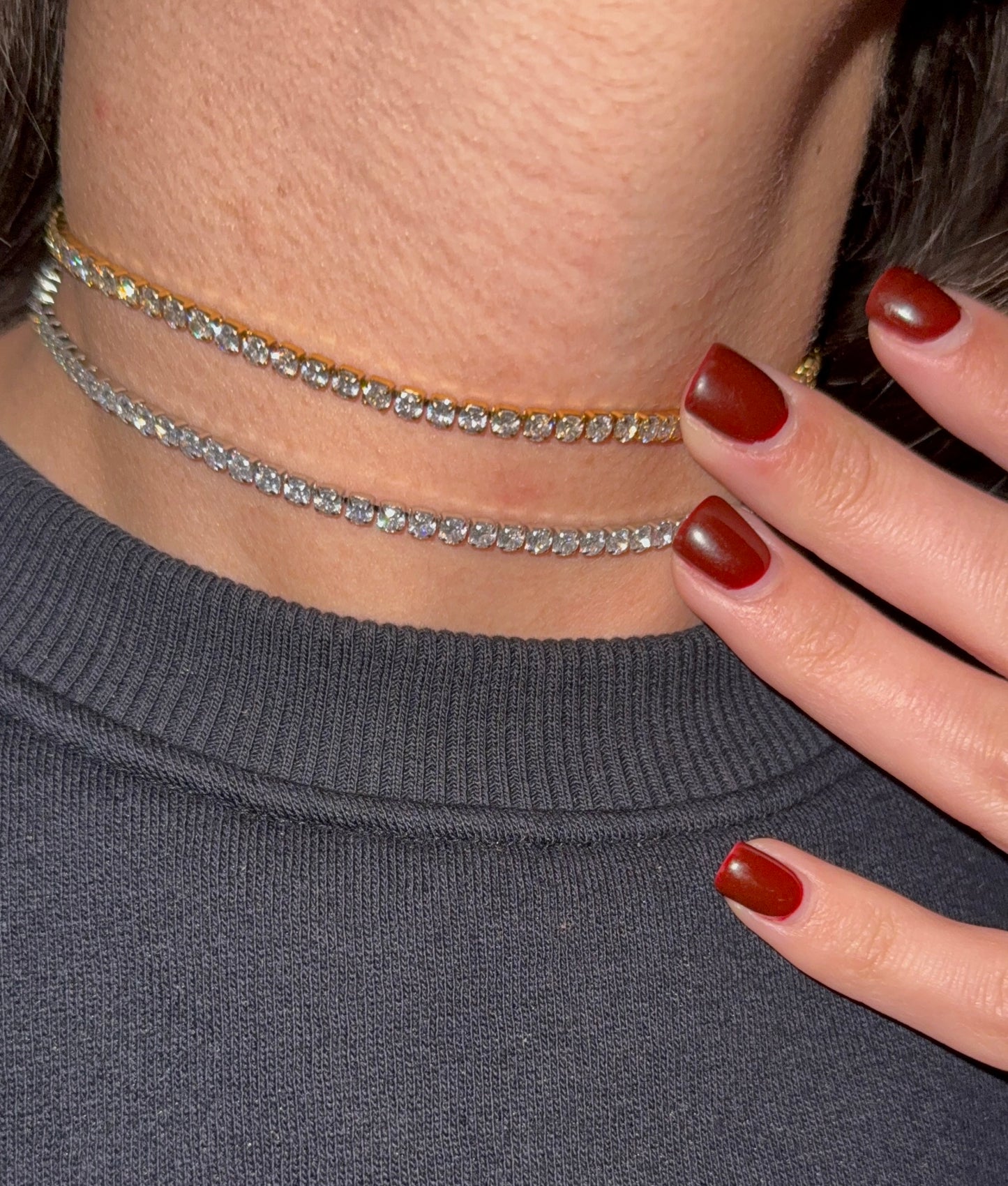 Collana Tennis Choker