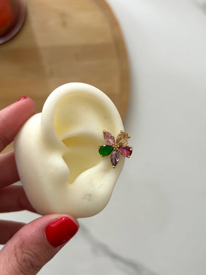 Earcuff Camelia Pastel