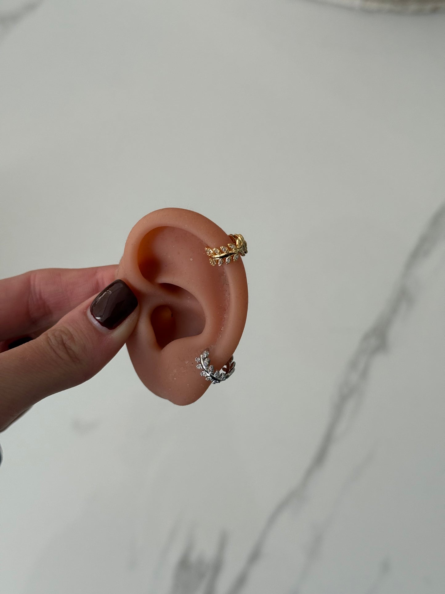 Lobetto Mini Hoop Alloro