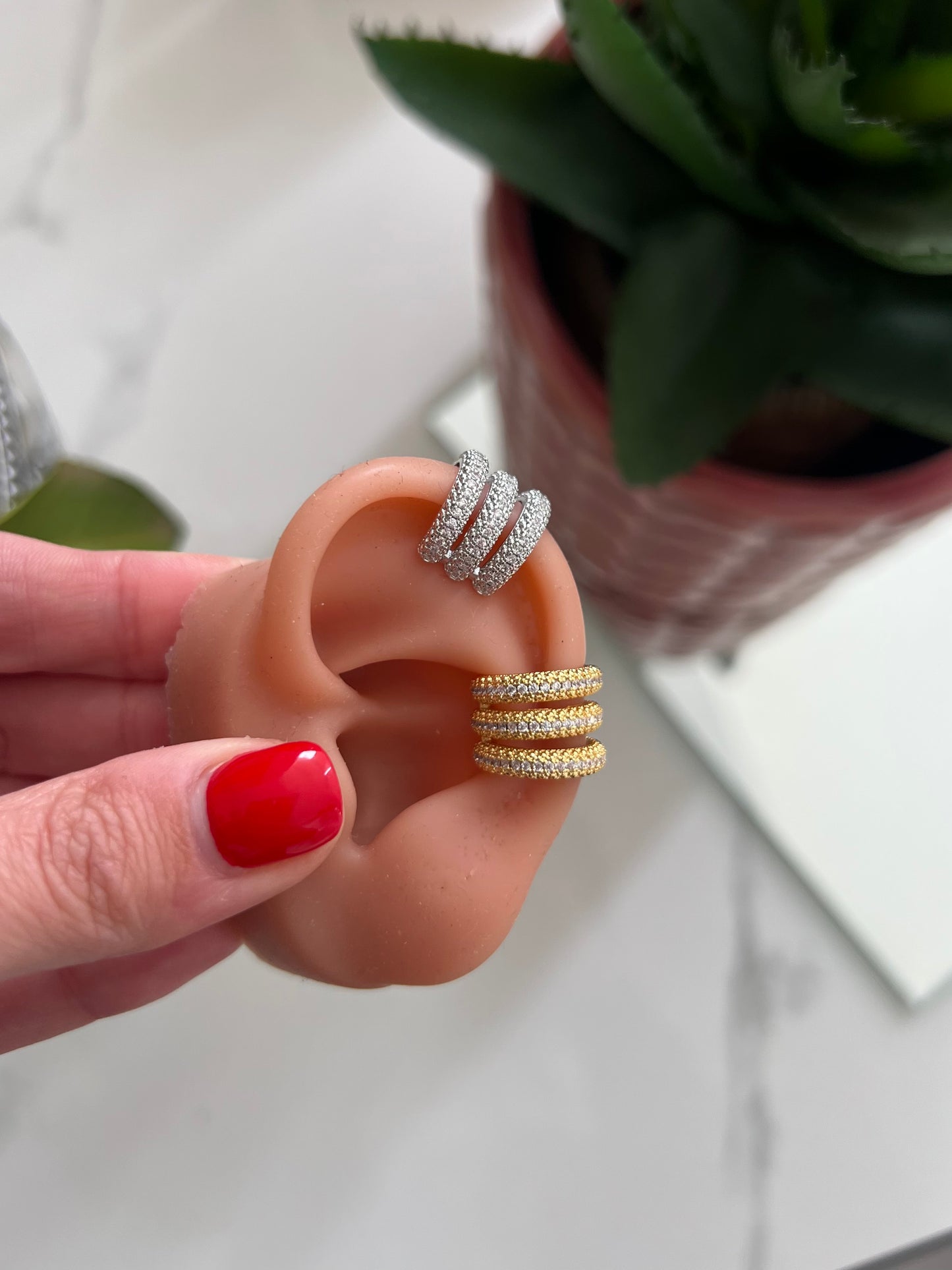 Earcuff Tris di Shine