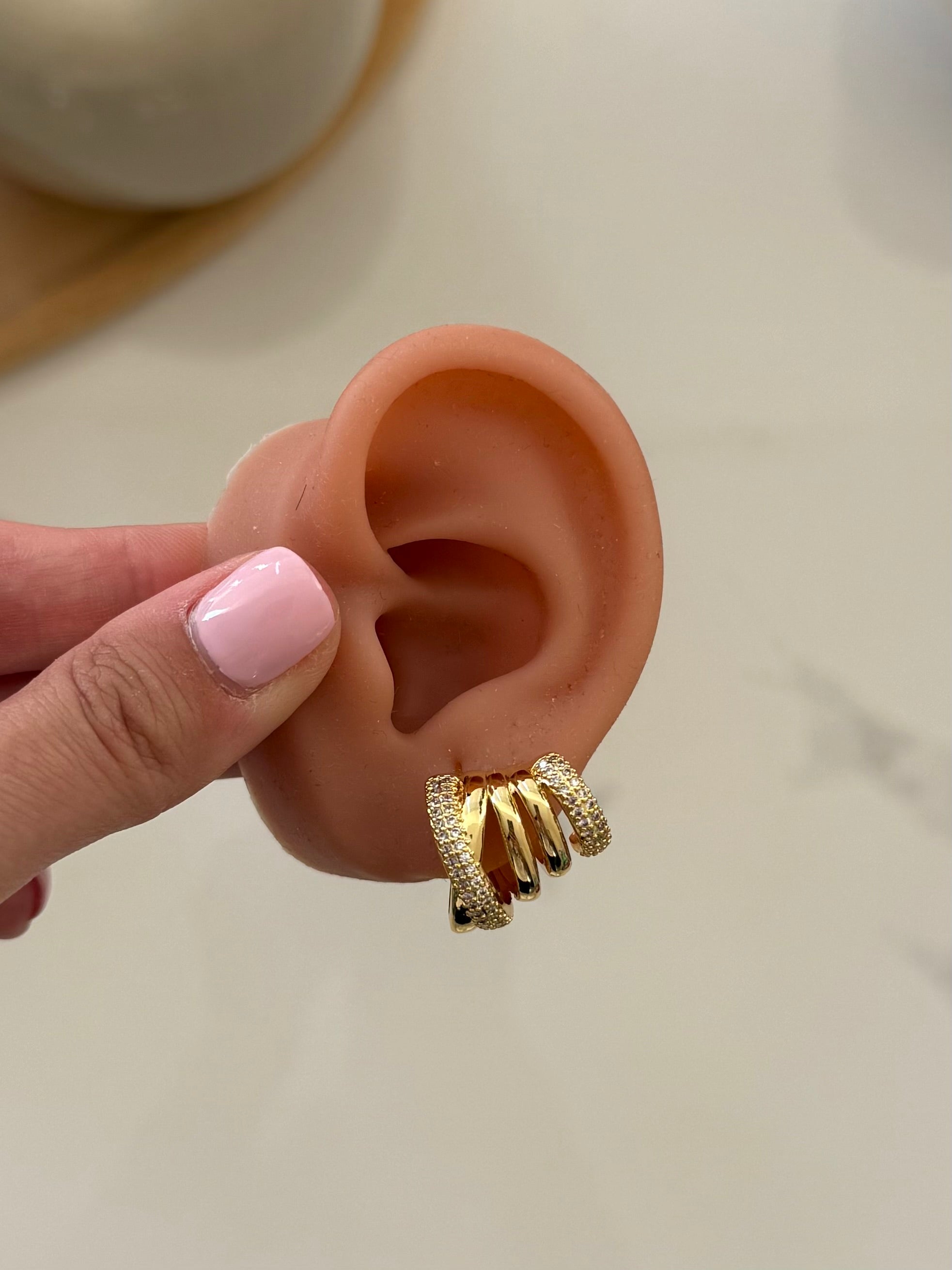 Orecchini Multi Hoop Shine