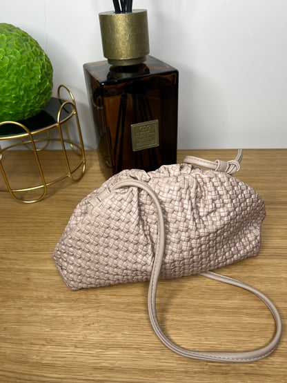 Pouch Intreccio Beige