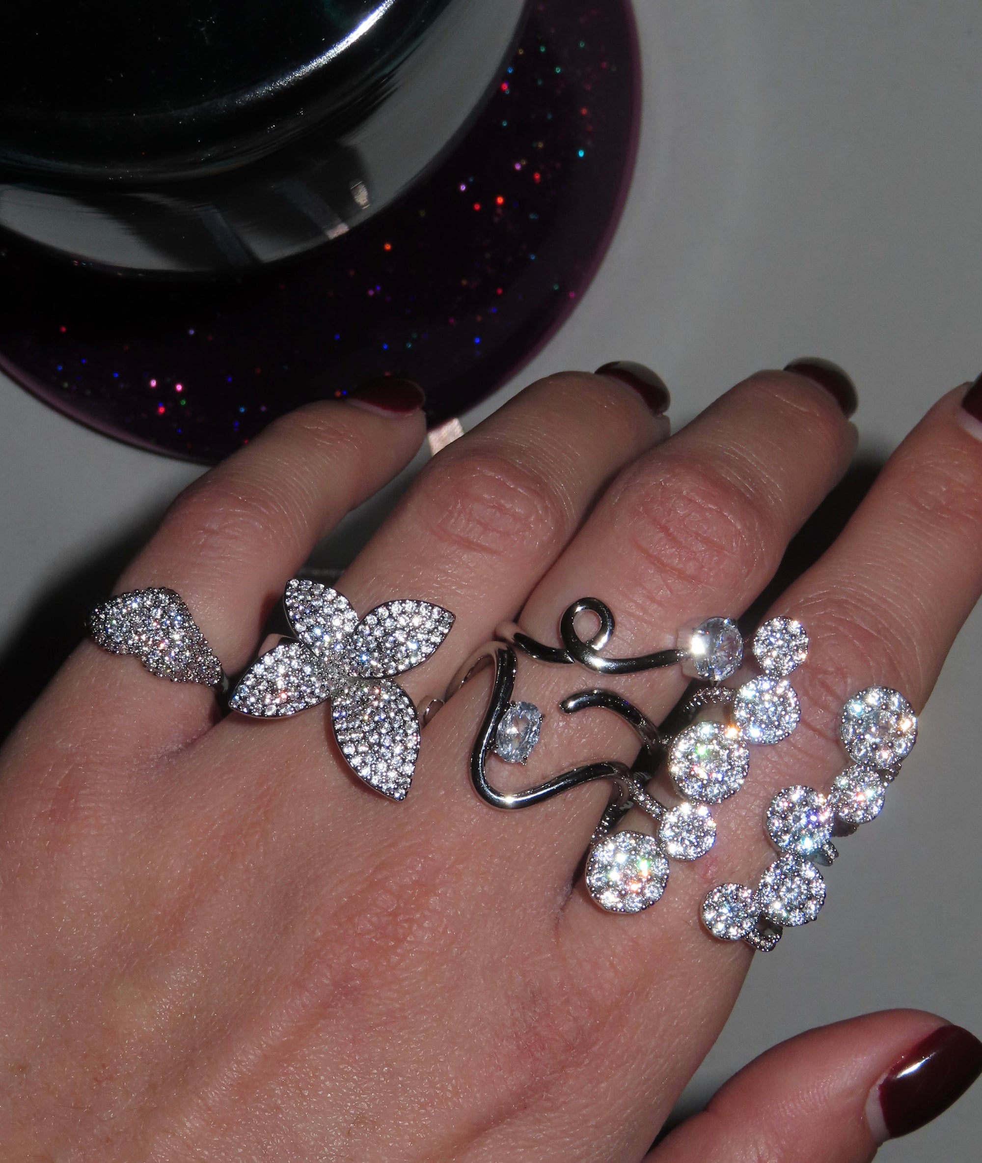 Anello Dischetti Shine