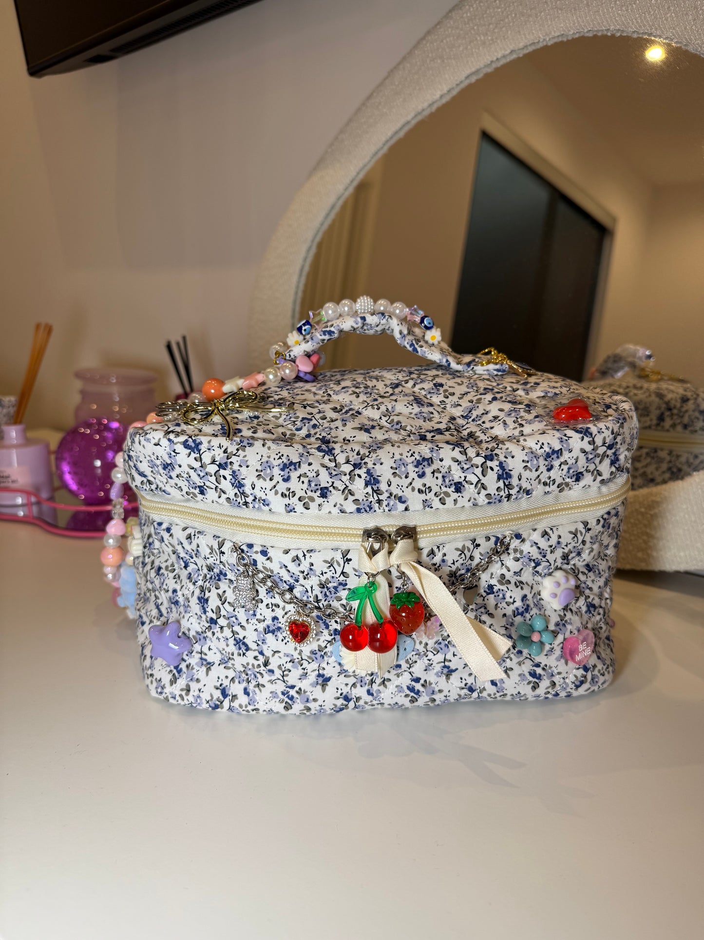 Beauty Personalizzato Fiori Blu