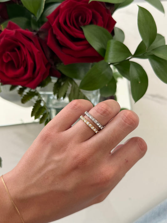 Anello Veretta Strass