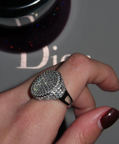 Anello da Indice Classic Pavè