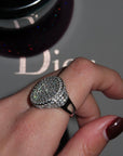 Anello da Indice Classic Pavè