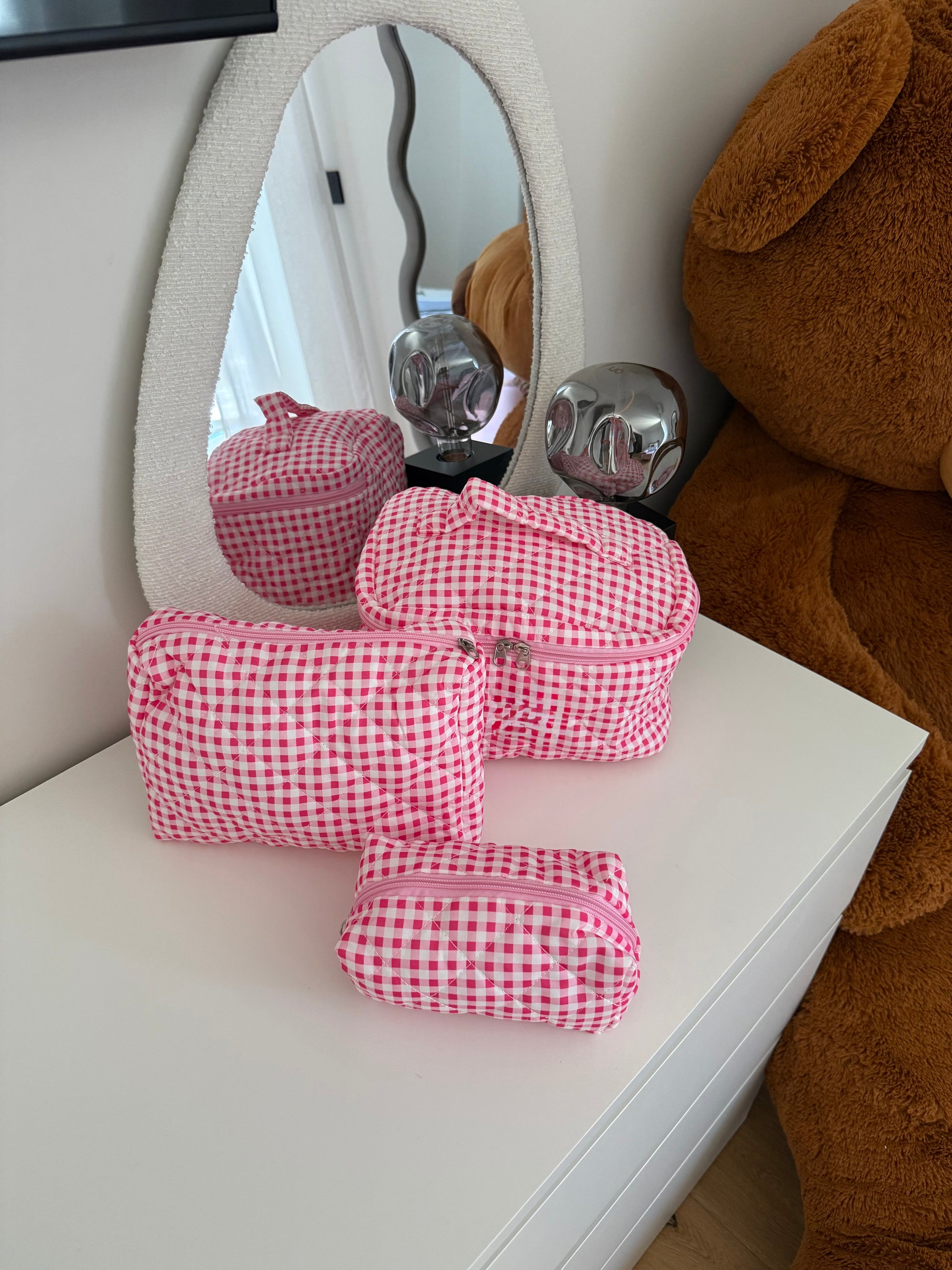 Set Beauty Quadretto Fucsia