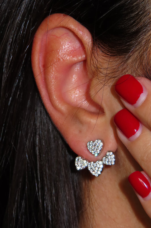 Orecchini Ventaglio di Cuori