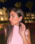 Orecchini Rose Pavè