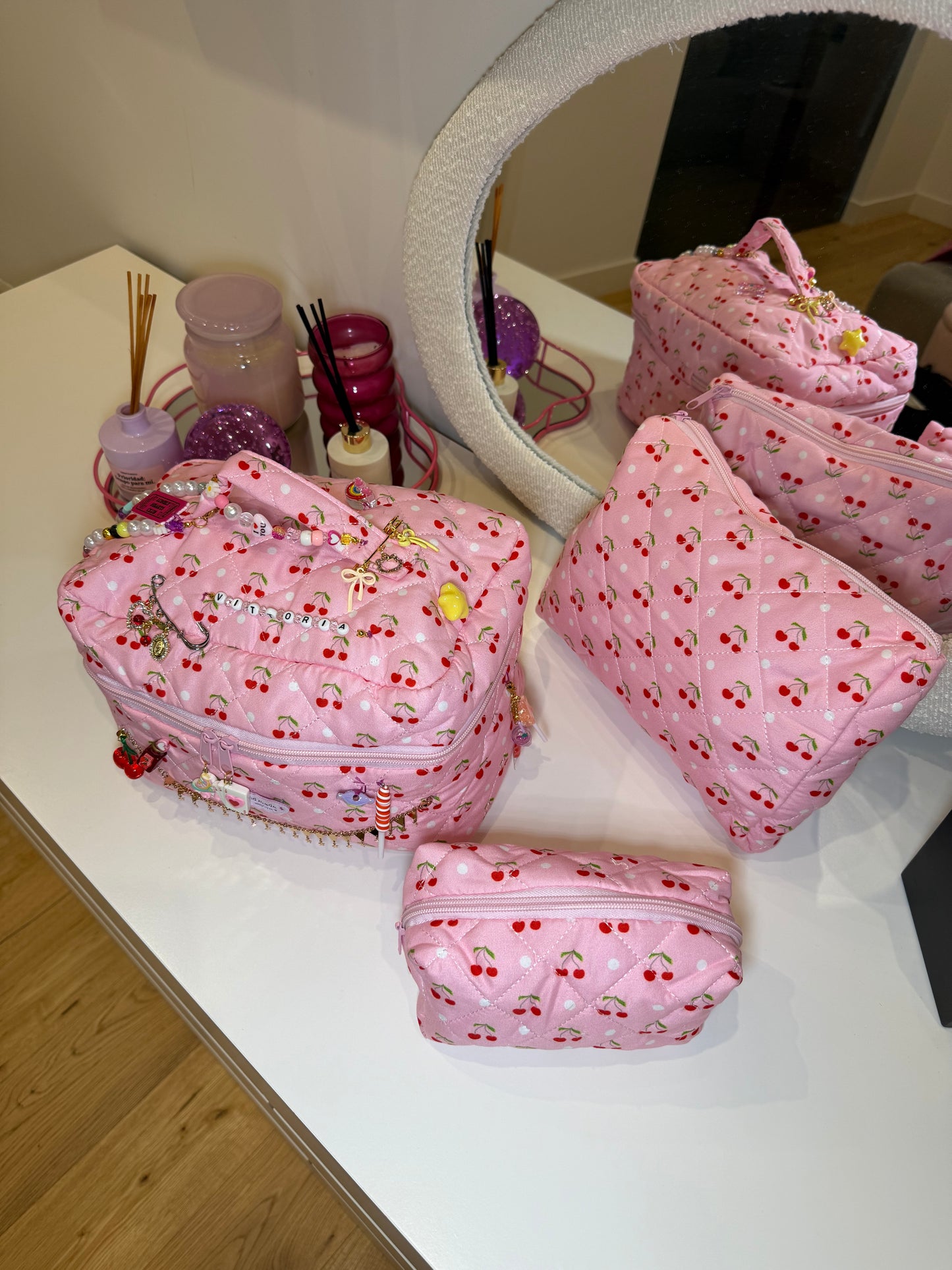 Beauty Personalizzato Ciliegie Rosa