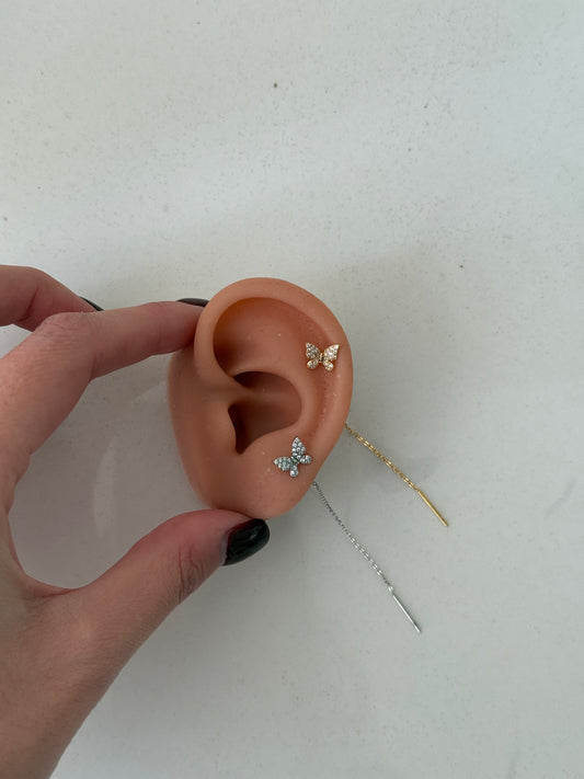 Orecchini Aghetto Butterfly