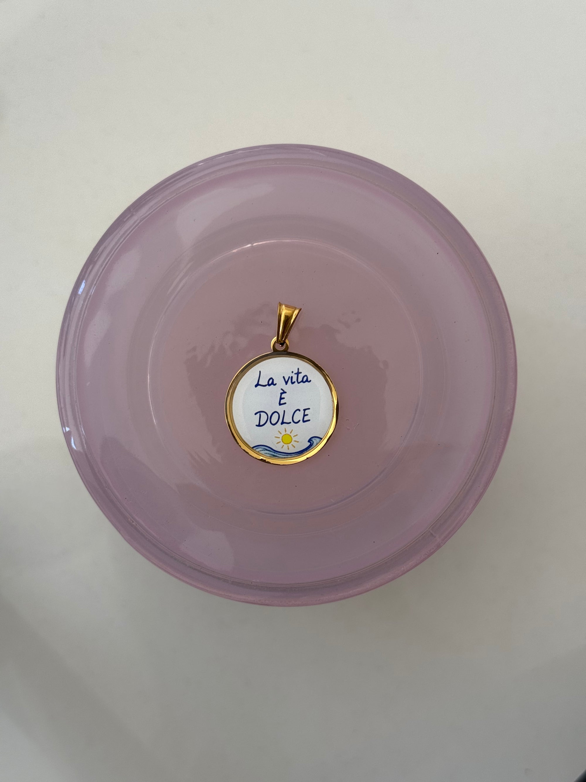 Ciondolo “La vita è dolce”