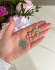 Collana Croce di Fiori