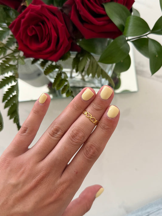 Anello Fedina di Cuori