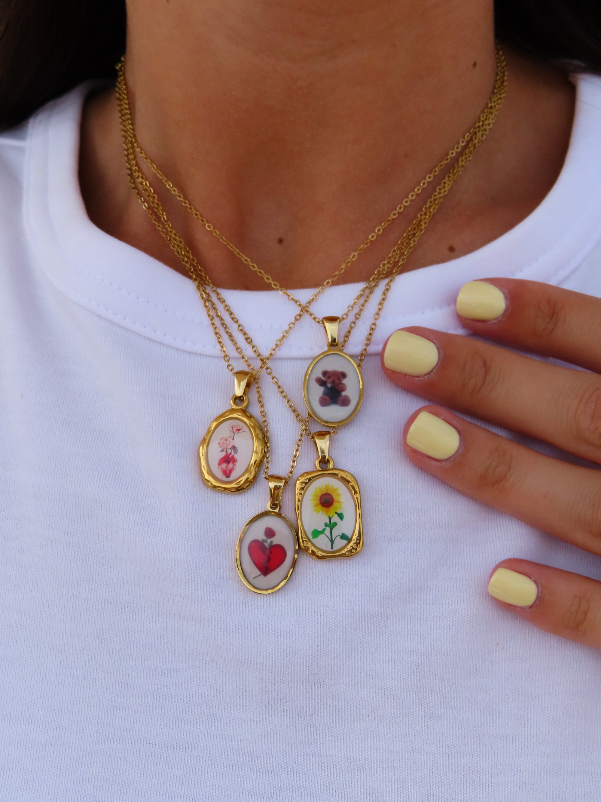 Collane Medaglietta Vintage