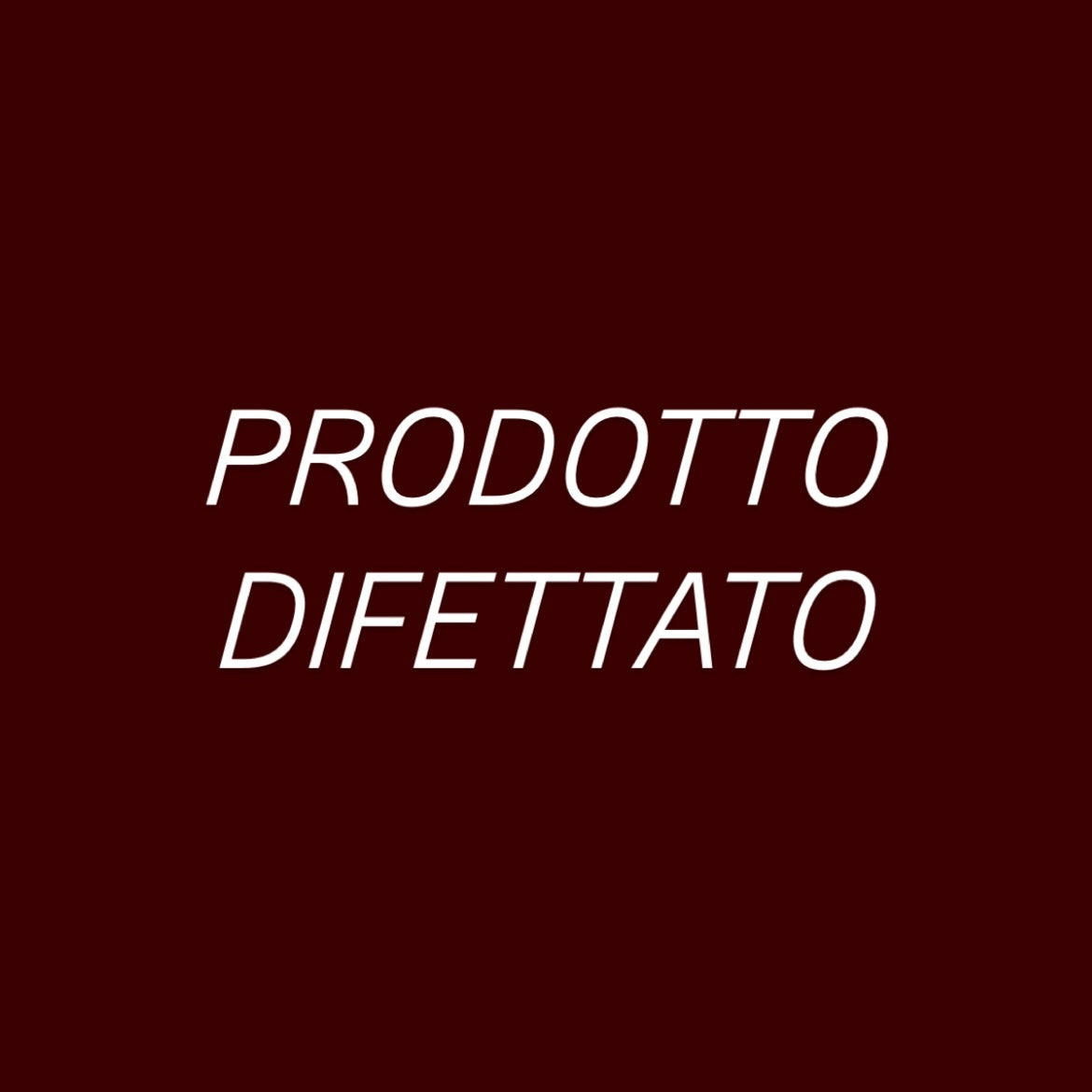 Prodotto Difettato