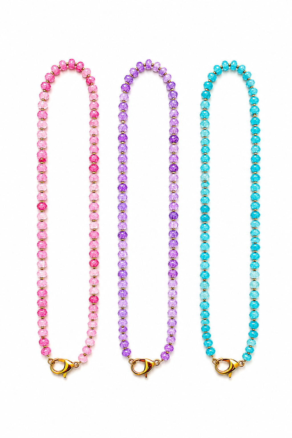 Collana Pietre Colorate Gancio