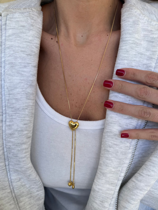 Collana Cuore Regolabile