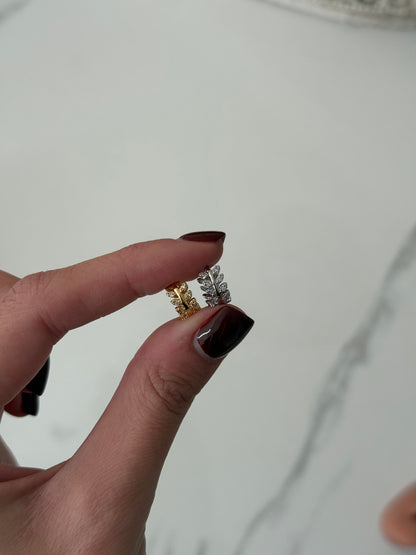 Lobetto Mini Hoop Alloro