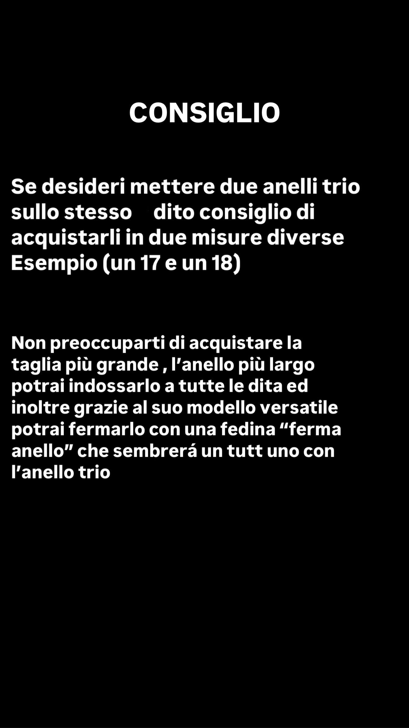 Anello Trio Classic