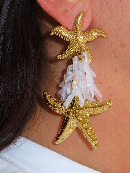 Orecchini Stella e Coralli