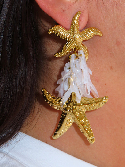 Orecchini Stella e Coralli