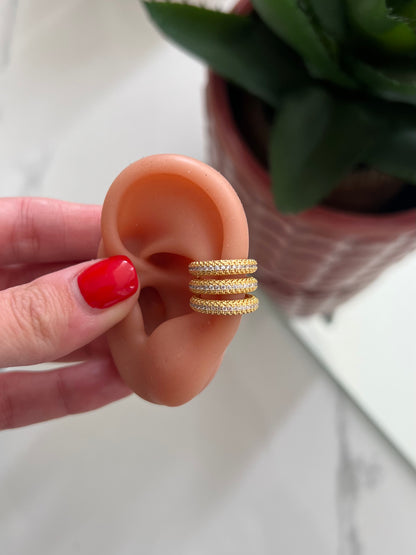 Earcuff Tris di Shine